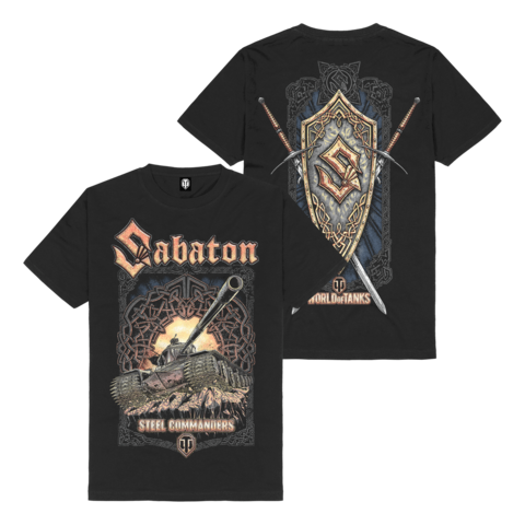 x SABATON Steel Commanders by World Of Tanks - T-Shirt - shop now at World of Tanks store