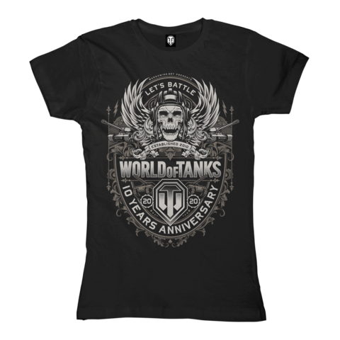 10 Years Anniversary by World Of Tanks - Girlie Shirts - shop now at World of Tanks store